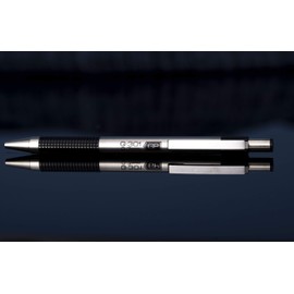 Zebra Pen G-301 Retractable Gel Pen, 0.7mm Medium Point, Stainless Steel Barrel, Textured Grip, Easy Glide Ink Provides a Smooth and Skipless Writing Experience, Blue Ink, 12-Pack (41320)