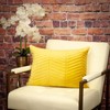 Parkland Collection Somin Transitional Yellow Throw Pillow