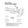 FANT.LUX Flashlight Rechargeable, 35000LM Bright Tactical Flashlights, 4000mAh with LCD
