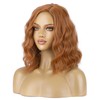 BERON Women Light Brown Short Wave Wig Girls Side Part