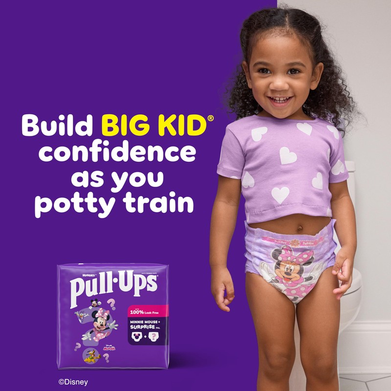 Pull-Ups Girls' Potty Training Pants, Size 5T-6T Training Underwear (46+