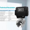 BACOENG 3/4" Stainless Steel Motorized Ball Valve, AC/DC 9-24V Electric