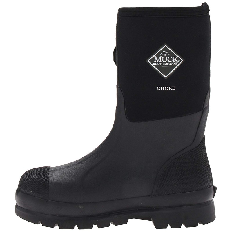 Muck Boot Chore Classic Men's Rubber Work Boot (10, Black)