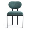 Modern Dining Room Chairs Set of 2, Mid-Century Upholstered Boucle