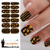 12 Sheets Halloween & Christmas Full Nail Wraps Stickers, Nail