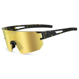 BOWILL Polarized Sunglasses for Men Women, Sporty Youth Glasses with UV 400 Protection for Cycling, Baseball, Driving