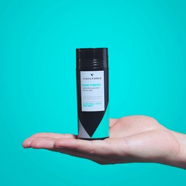 VidalForce. Hair Powder Medium Brown Full Pack (Applicator + Hair Line Optimiser + Pouring Hair 30 g) Thick Hair in 20 Seconds I Scattered Hair Waterproof I Hairline Powder