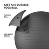 FITMIND_ Extra Thick Exercise Ball Yoga Ball 22in/26in/30in for Workout