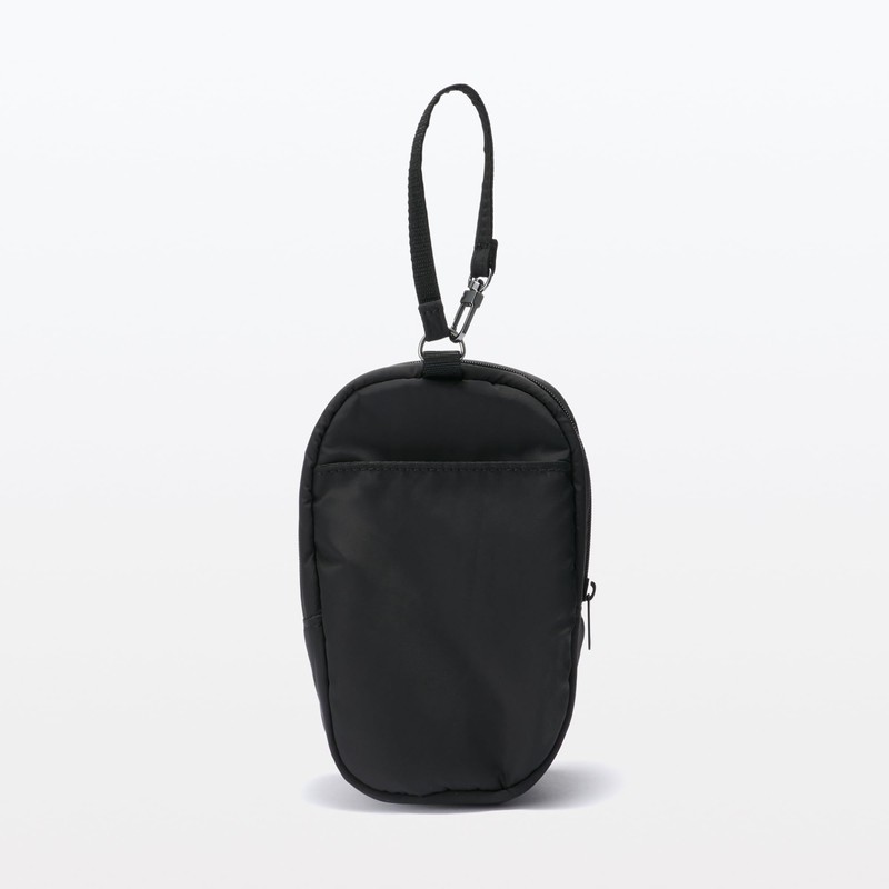 Muji NDG13A3A Hanging Collection Pouch, Black, Approx. 4.3 x 6.3