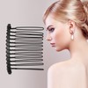 VOCOSTE 4 Pcs No Slip Hair Side Combs Accessories, Metal,