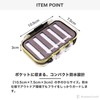 Waterproof Fly Case, Double Clear Lid, Double Sided Slit Storage,
