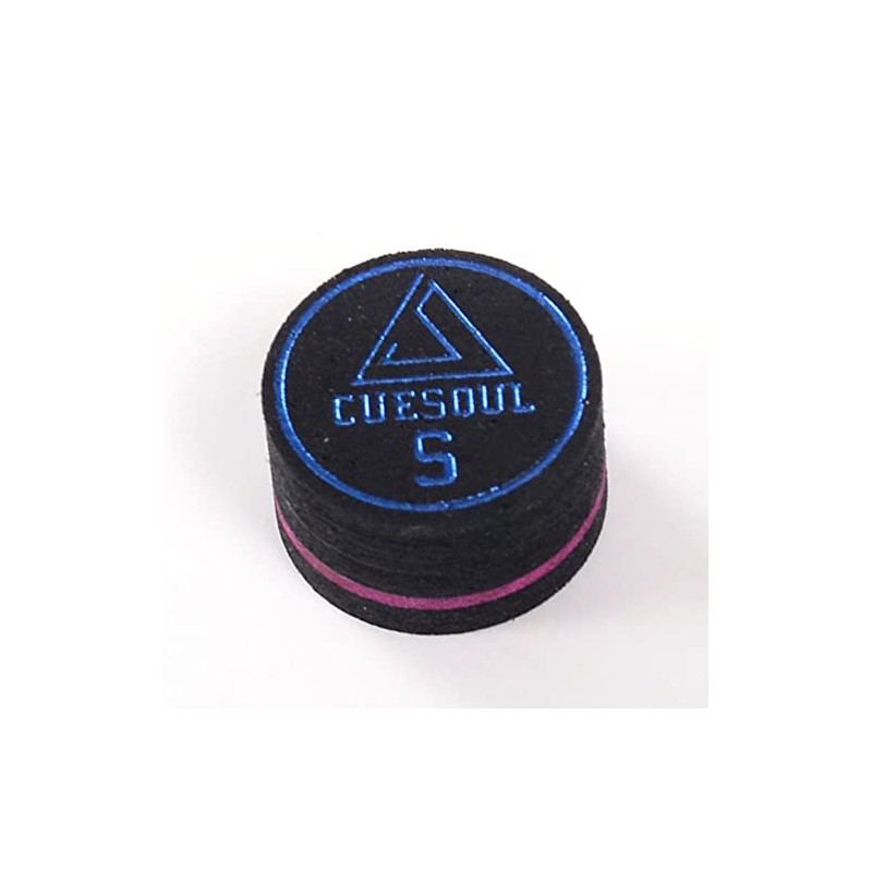 CUESOUL 6 Stück 9 Layer-14mm Pigskin Queue Spitzen für Billiard