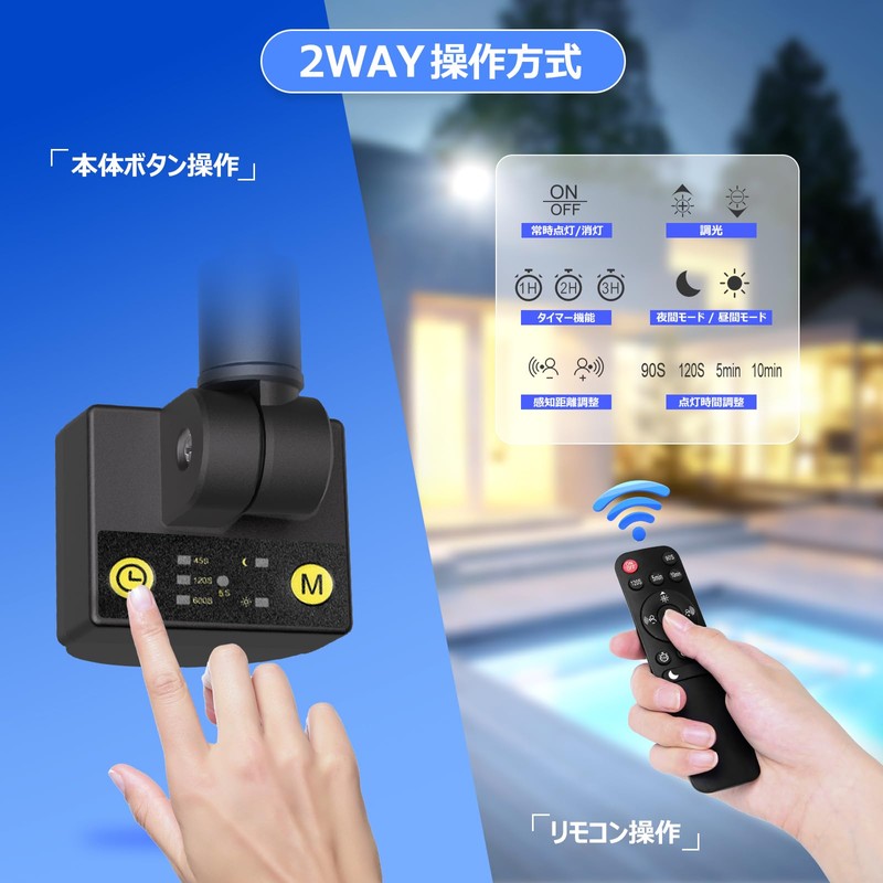 CLY Sensor Light, Outdoor Motion Sensor Light, Security Light, LED