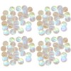 100Pcs 8mm Matte Crystal Glass Beads Mermaid Aurora Beads Moonstone