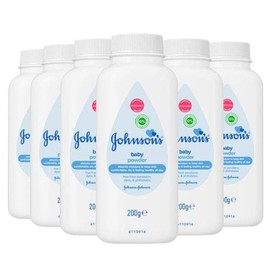 Johnson's Baby Powder Talc Talcum Soft Skin Care Protect Bottles - Pack of 6 x 200 G