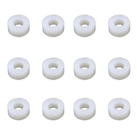 M5 x 5mm White Nylon SPACERS Plastic Standoff Washers Outside Diameter 10mm (Pack of 12)