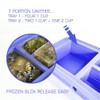 FOODBLOX by TWO2s 2 pk Silicone Freezer Molds with Lid.