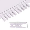 Weddecor Pack of 50 Mini Craft Wooden Pegs, Small Crafting