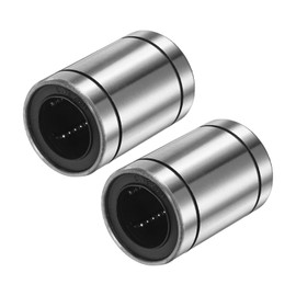 PATIKIL LM25UU Straight Ball Bearing, Inner Diameter 1.0 inches (25 mm), Outer Diameter 1.6 inches (40 mm), Length 2.3 inches (59 mm), Double Sided Rubber Seal, Linear Exercise Bushing, Shaft Parts