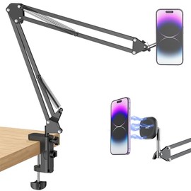 Soporte magnético para teléfono VRIG para cama, soporte de teléfono Magsafe flexible para escritorio, soporte ajustable para tableta para iPhone 17 16