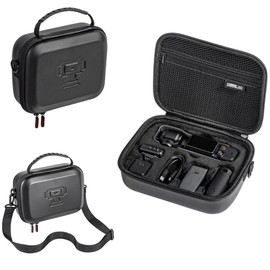 Osmo Pocket 3 Storage Case, Compatible with DJI Osmo Pocket 3, Case, Accessories, Waterproof, Protective Case, Carrying Case, Shoulder Bag, Full Protection, Shock Resistant, Black, Simple
