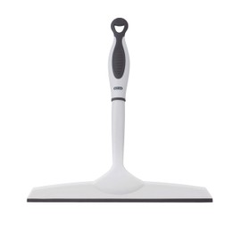 Superio Rubber Squeegee Grey 10", Streak Free All Purpose Window Squeegee, Comfort Grip Handle and Hanging Hook.
