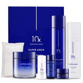 Missha Super Aqua Ultra Hyaluron 3-Piece Set / 미샤 수퍼아쿠아 울트라 히알론 3종 세트