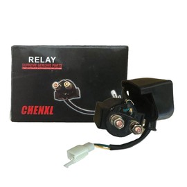 ChenXL Starter Solenoid Relay for Chinese-Made OEM Taotao Apollo Kayo Coleman Coolster50cc 70cc 90cc 100cc 110cc 125cc ATV, Dirt Bike, Go-Kart, Pocket Bike, Chopper, Scooter