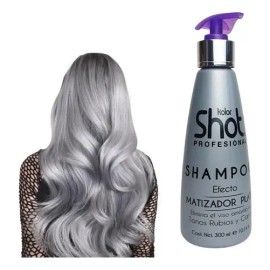 Shampoo Matizador Cabello Canas Platino Kolor Shot 300ml                                                                                              