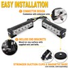 FOXCID 2 X 6 LED 9 Modes Traffic Advisor Emergency