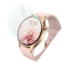 Futanwei [5 Pack] for Fitpolo Smart Watch AR-01 Screen Protector 1.3" Soft PET Film [Case Friendly] [Anti-Scratch] [Anti-Fingerprint] [Bubble Free] Smartwatch Screen Protector for Fitpolo AR-01