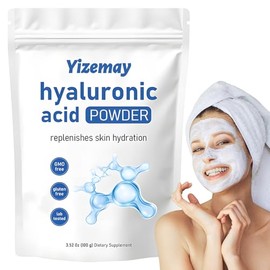 Hyaluronic Hyaluronic Acid Powder, Hyaluronsäure Hyaluron Pulver, Tiefenhydration Hyaluronic Acid Serums für Gesichtsmasken