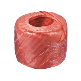 MECCANIXITY Polyester Nylon Plastic Rope Twine Household Bundled for Packing Gardening Craft,100m Length,Red Pack of 1