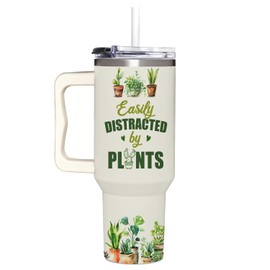 Garden Gifts Women, Garden Gifts For Christmas Day, Garden Themed Gifts From Son, Daughter And Kids, Best Garden Gifts For Mother Day, Christmas Presents For Mom, Garden Tumbler 40oz With Handle