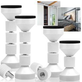 TAOTOO Earthquakeproof Tension Rod, Short 3.9 inches (10 cm), Furniture Fall Prevention, Set of 4, Installation Height 1.6 - 4.3 inches (4.2 - 11 cm), For Earthquake Countermeasures, For Narrow Gaps Included, Disaster Prevention Goods, Bookshelf, Table, 