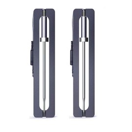 BFOUR Stainless Steel Probes with Aluminum Alloy Handle and 1M Cable Length for Grill BBQ Oven Thermometer