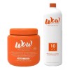 Wow Beauty Factor Bote Decolorante Wow 350gr Kit Con Peróxido