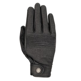 Oxford Women's Kickback Motorcycle Gloves, Charcoal Grey, L