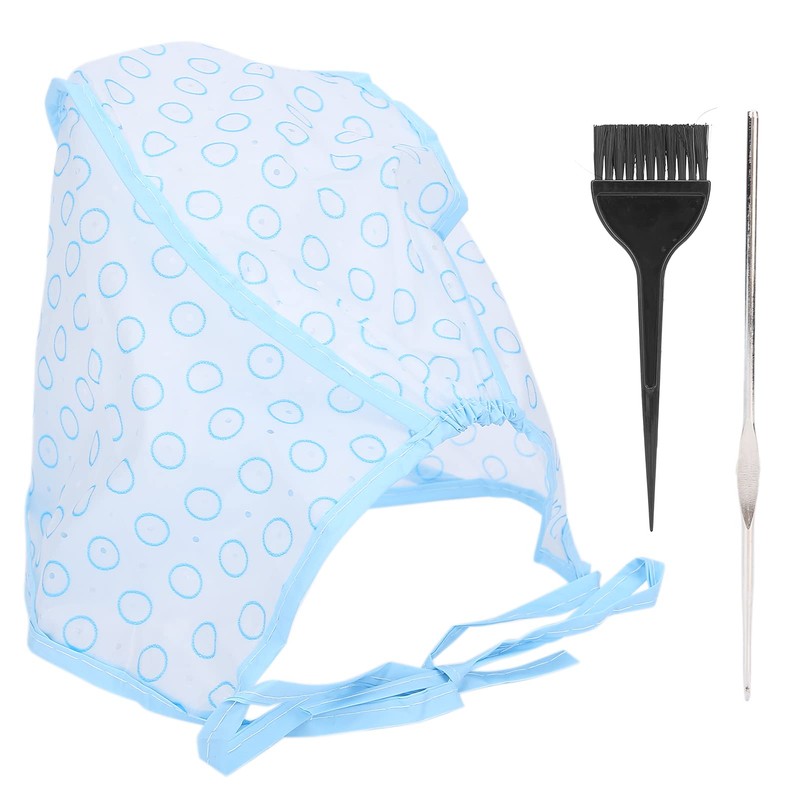 Gorro para mechas, Reutilizable Highlight Cap, con Pinceles para Teñir