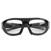 Impactresistant PC Sports Basketball Glasses Removable Headmounted Protective Goggles(black )