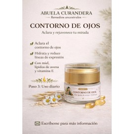 Crema Contorno Ojos Antiedad Orgánica Todo Tipo Piel Día Noche