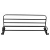 Household Bathroom Toilet Wall Mounted Folding Towel Rack Space Aluminum