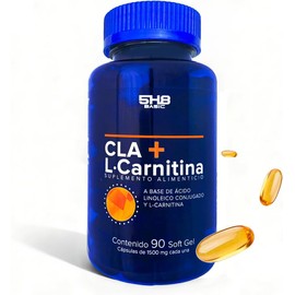 L-Carnitina + CLA (Ácido Linoleico Conjugado) - 4500mg Por Porcio - 90 Capsulas - Definicion Y Vitalidad - 5H8 NUTRITION