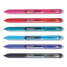 Inkjoy Gel Retractable Pen, 0.7 Mm, Assorted, 6/pack