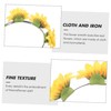 PACKOVE Simulation Daisy Floral Wreath Hairband for Women Handmade Flower