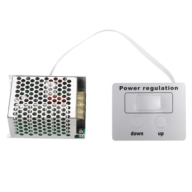 4000W SCR Digital Voltage Regulator Speed Control Dimmer Thermostat AC