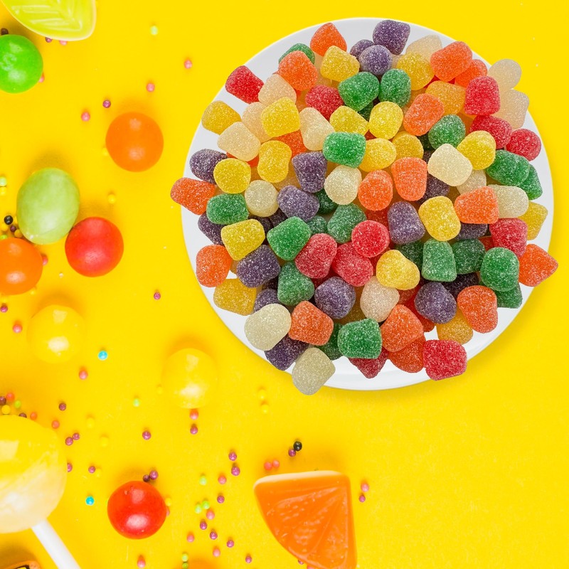 Spice Drops Jelly Candy, Assorted Flavors, Nostalgic Sweets, 2-Pound Bag