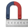 EsportsMJJ U Shaped Horseshoe Magnet Red Blue Painted Pole Physics