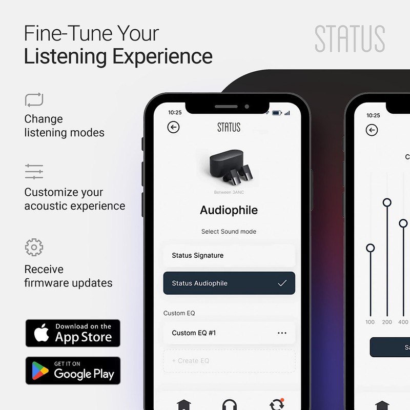 Status Audio Between 3ANC Bone Wireless Earbuds - Triple Driver