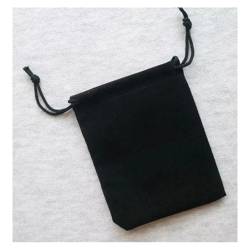 Quality Black Knotted Cord ROSARY with Pouch Included